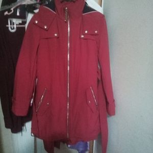 Tommy Hilfiger Hooded Belted Jacket